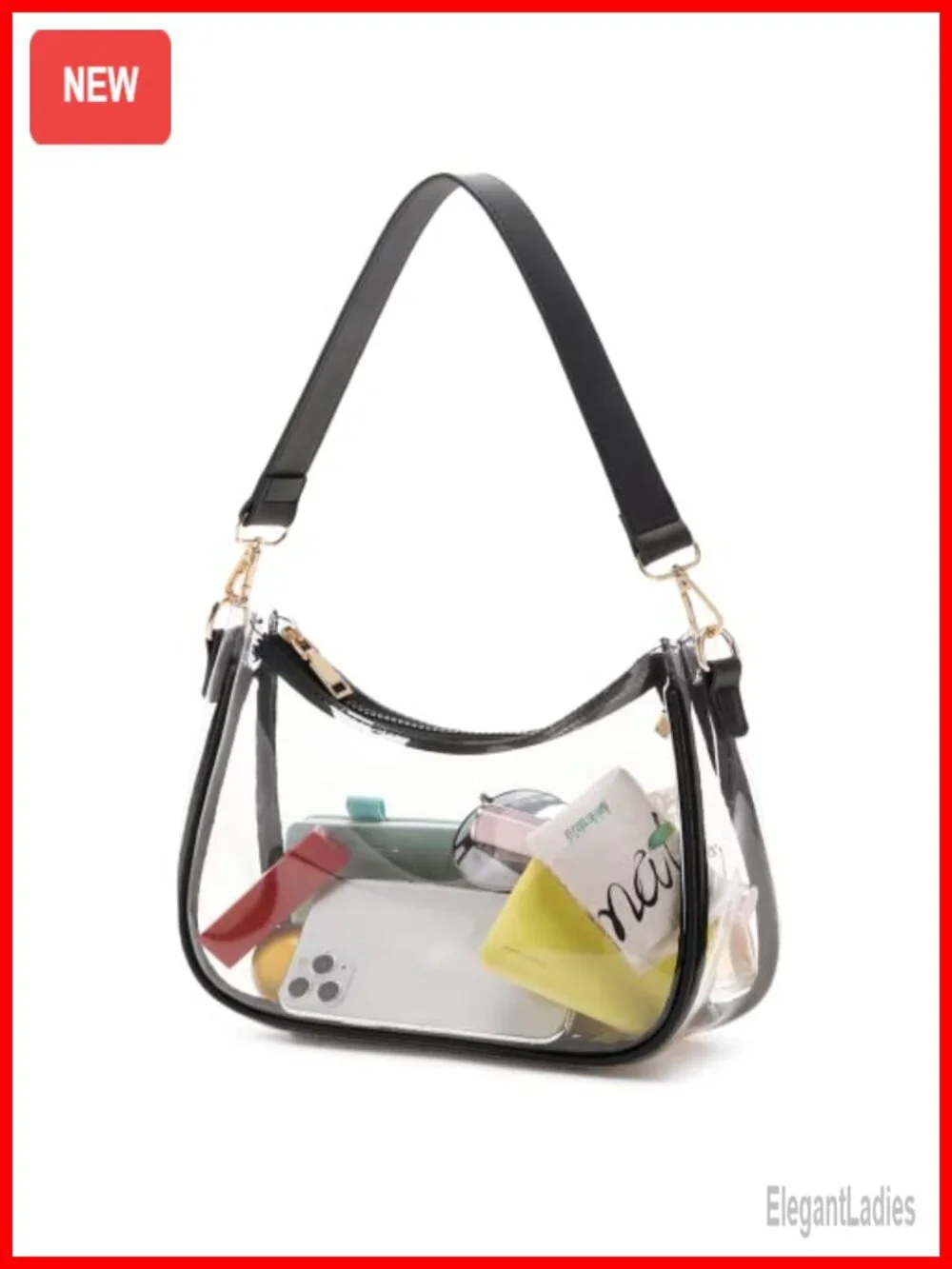 Faux Leather Hobo Tote Handbag for Women, Zipper Clutch Purse
